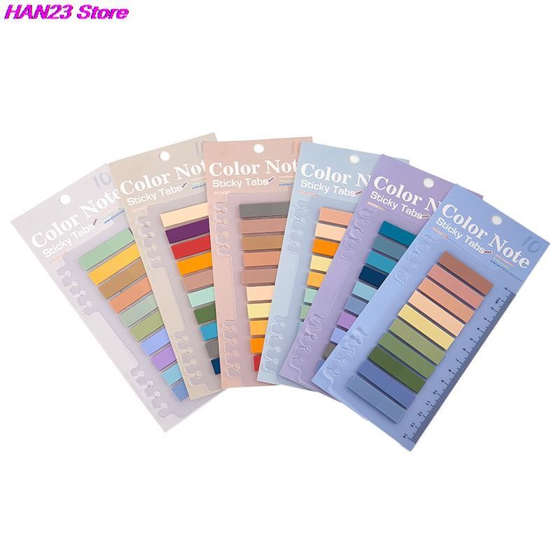 

60/200Sheets Colorful Page Markers Index Tabs Bookmark Sticky Notes Notepad Kawaii Stationery Papeleria School Office Supplies