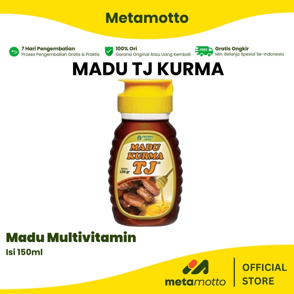 

MADU KURMA TJ 150 gr Sehat Murah - Metamotto Setia