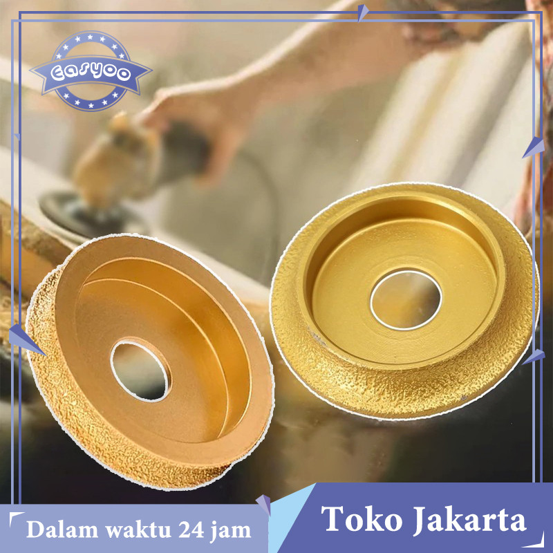 Diamond Grinding Wheel 10mm Mata Pinggul Bevel Granit Bullnose Mata Gerinda Diamond Mata Gerinda Pin