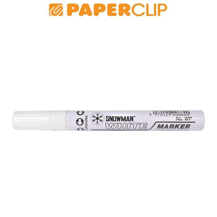 

PAINT MARKER SNOWMAN WHITE WP-12