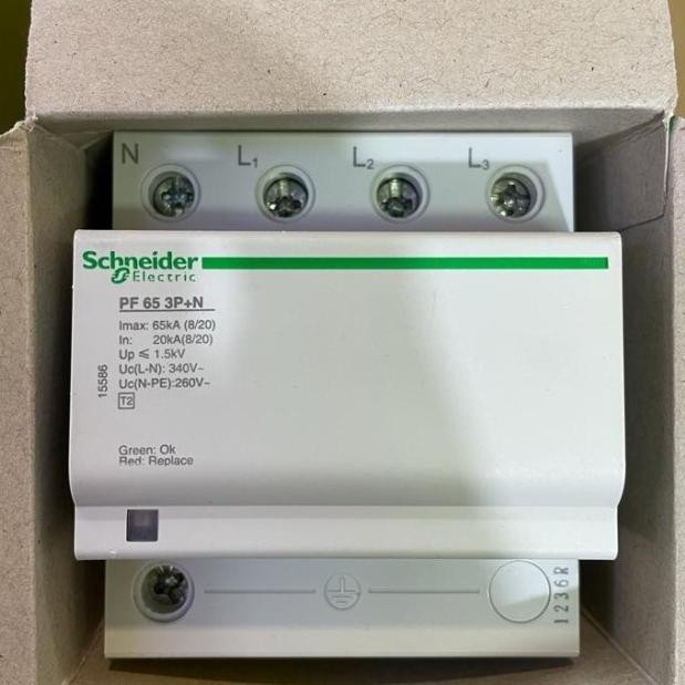 READY Surge Arrester Schneider pf65 ipf65k 3p+n 65ka A9L15586