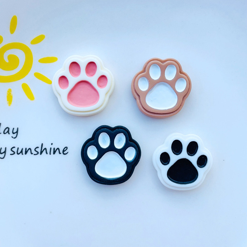 

10 Pcs New Mini Kawaii Cartoon Cat Claw Resin Cabochons Scrapbook Diy Party Hairpin Accessories Decorate Craft A75