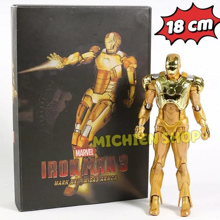 PROMO Marvel Iron Man MK1 MK2 MK3 MK4 MK5 MK6 MK7 MK42 7 "skala ZD Toys - MiDas armour