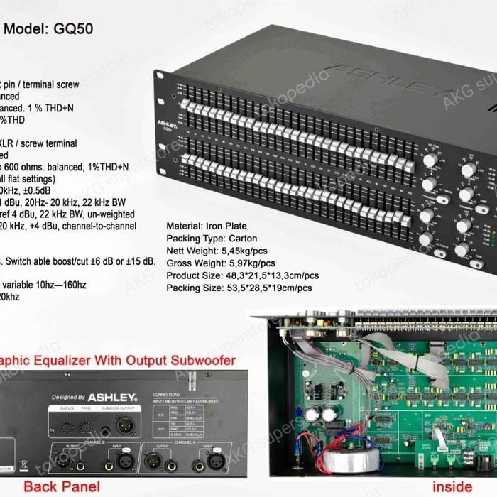 Equaliser ASHLEY GQ 50 ORIGINAL