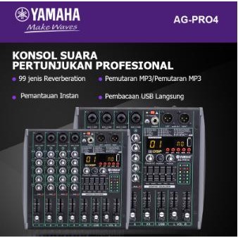 yamaha/original AG-PRO4,mixer audio,mixer karaoke,pencampur audio,buil