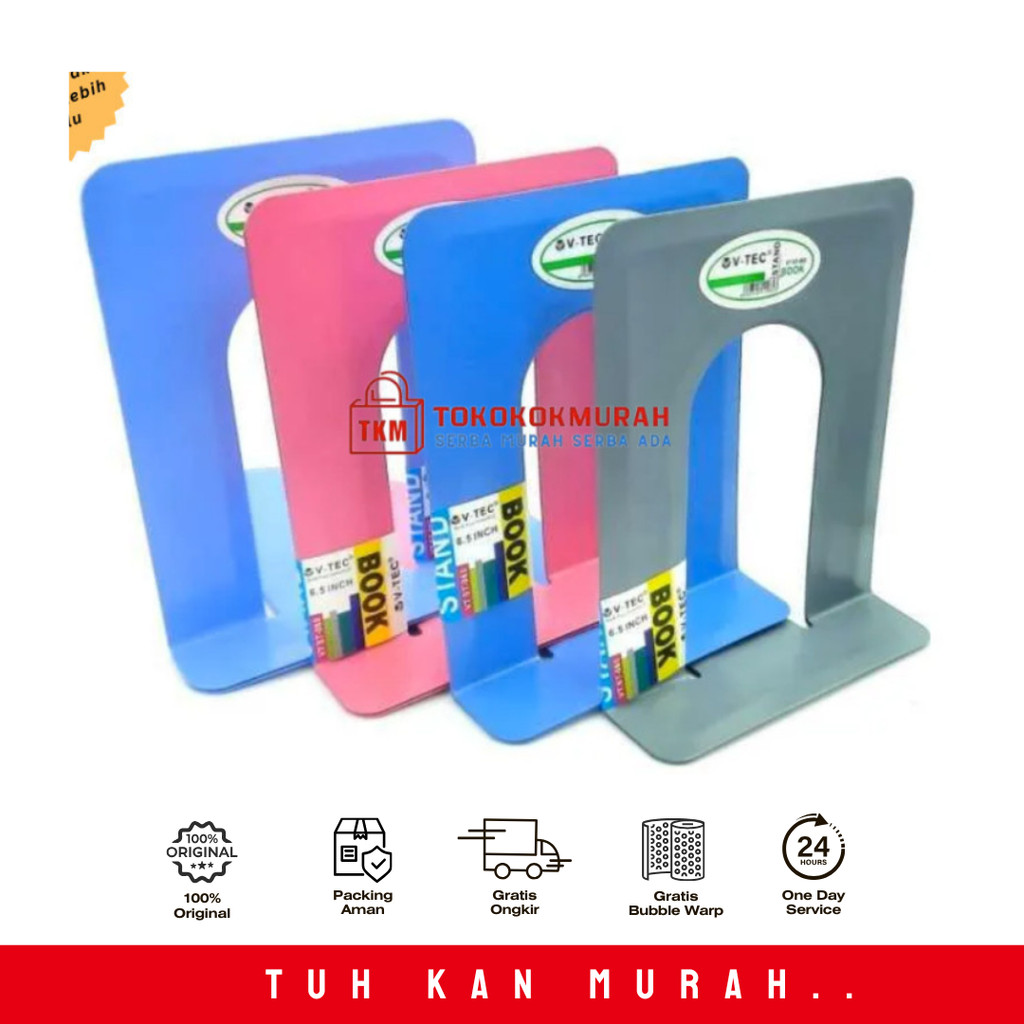 

BOOK STAND V-TEC HITAM ST-070 8" / ST 065 6,5