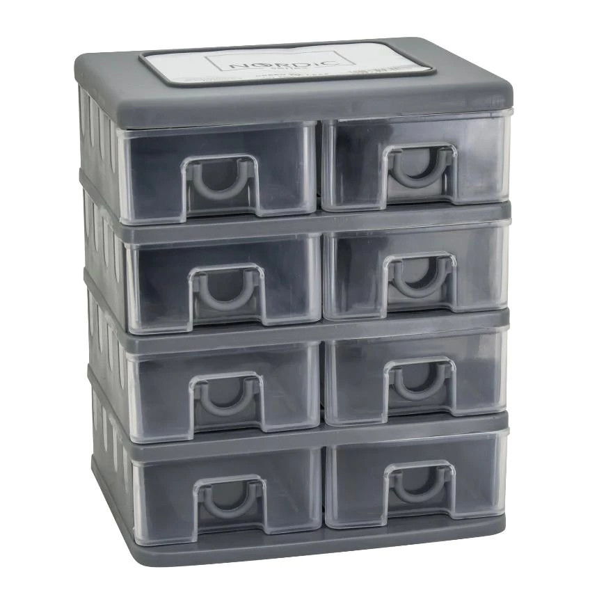 LACI MINI SUSUN 8 GREEN LEAF 7906 SS4 / RAK CABINET STORAGE BOX / KOTAK PENYIMPANAN BARANG / KOTAK O
