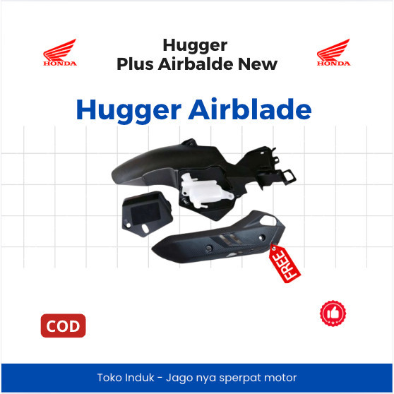 Hugger Airblade Vietnam Honda Vario 150 125 Original Huger