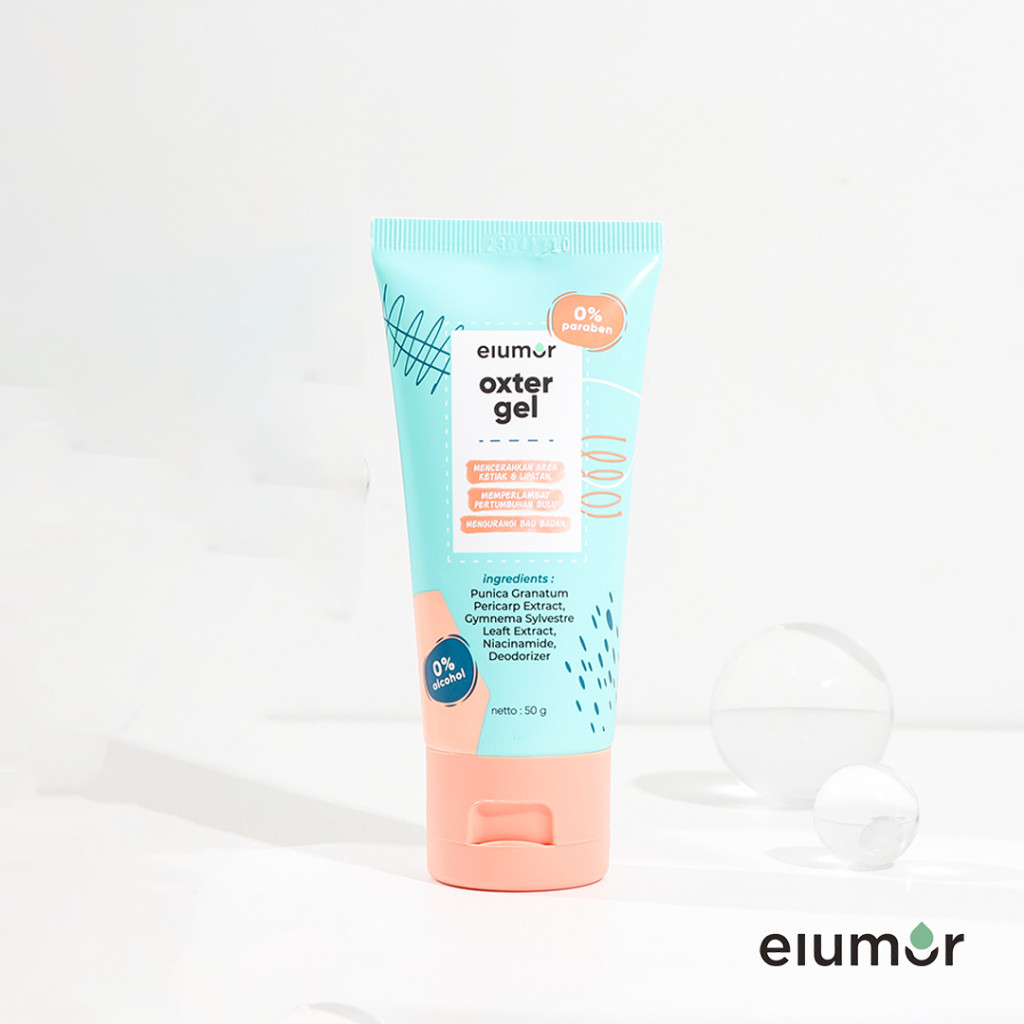 (Terlaris) ELUMOR OXTER GEL DEODORANT 50g | ELUMOR OXTER CREAM | DEODORANT ELUMOR OXTER GEL