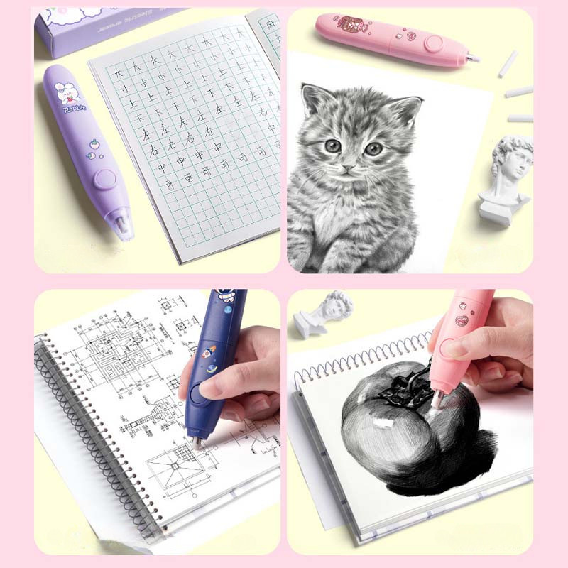 Penghapus Pensil Otomatis/Penghapus Pensil Elektrik/Penghapus Getar/Penghapus Listrik/Penghapus