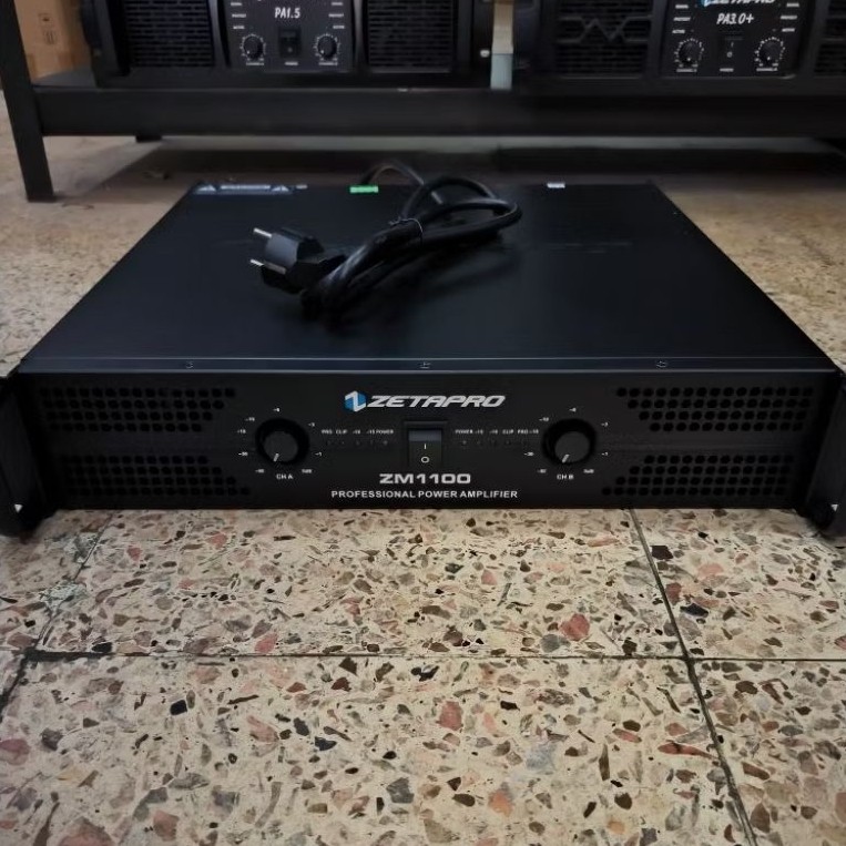 Power Amplifier Zetapro ZM1100 ZM 1100 Original 2 Channel