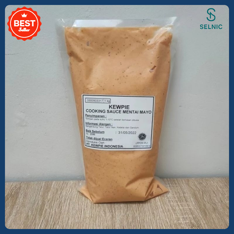 

Terpercaya Kewpie Mentai Mayo Cooking Sauce 1kg - Saus Mentai Sushi Salmon