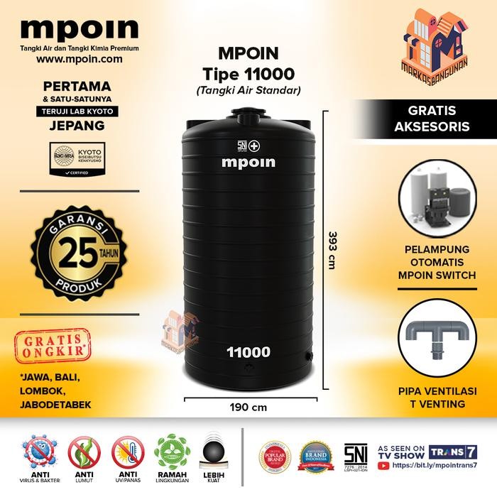 Tangki MPOIN Plus 11000 Liter

