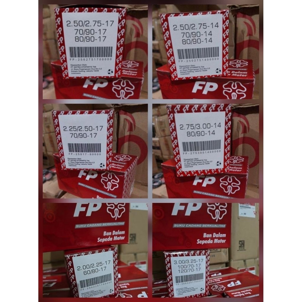 BAN DALAM TUBE FEDERAL SEMUA UKURAN RING 14 17 60/80 70/90 80/90 90/90 225 250 275 300 325 R 14 17 F