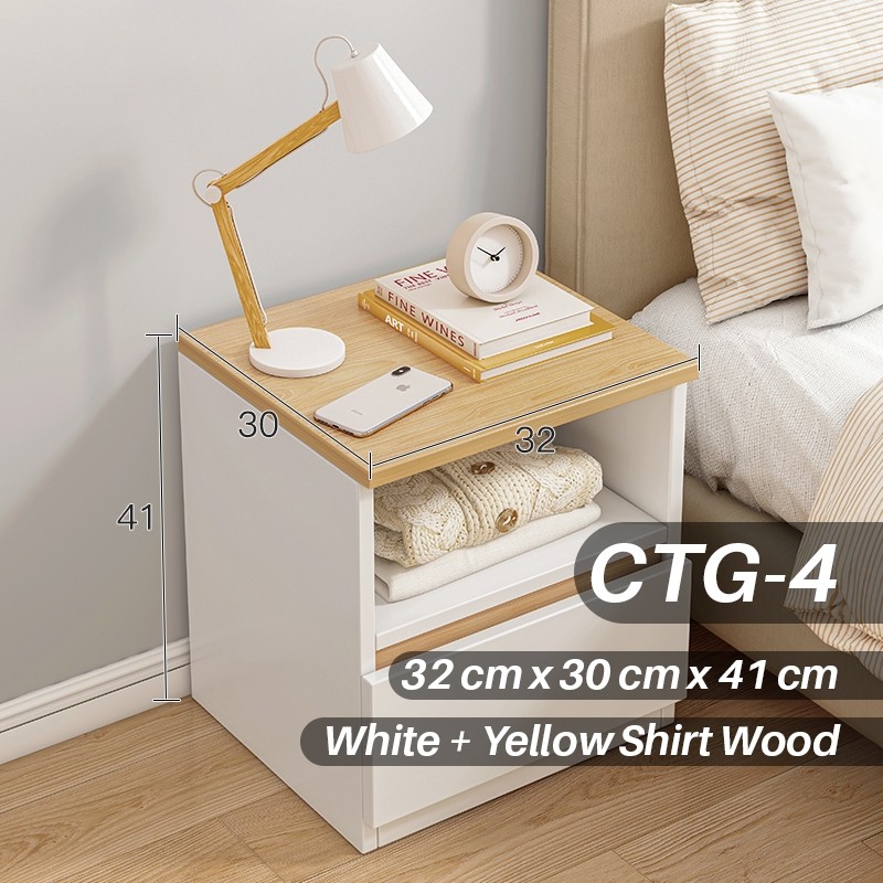 Meja Sudut Nakas Minimalis Meja Nakas Kecil Sisi Ranjang Rak Meja Samping Tempat Tidur Laris Unik