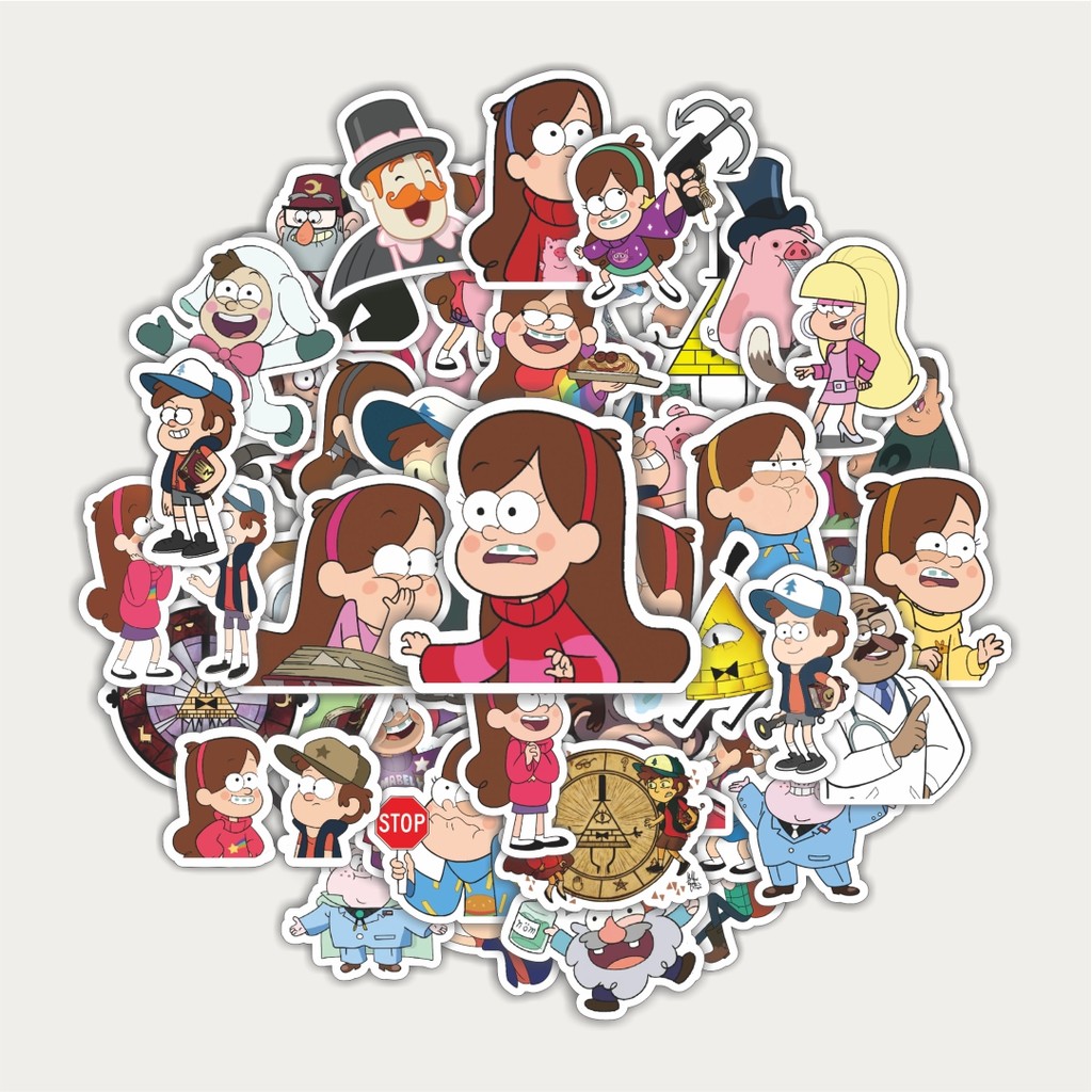 

Sticker Pack Stiker Kartun Series Gravity Falls Karakter Mix 2 | Sticker TUMBLR | Stiker LAPTOP KOPER HELM