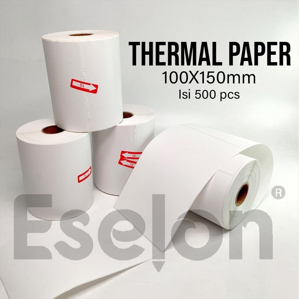 

♚Kertas Thermal 100*150 500pcs / label sticker barcode♚