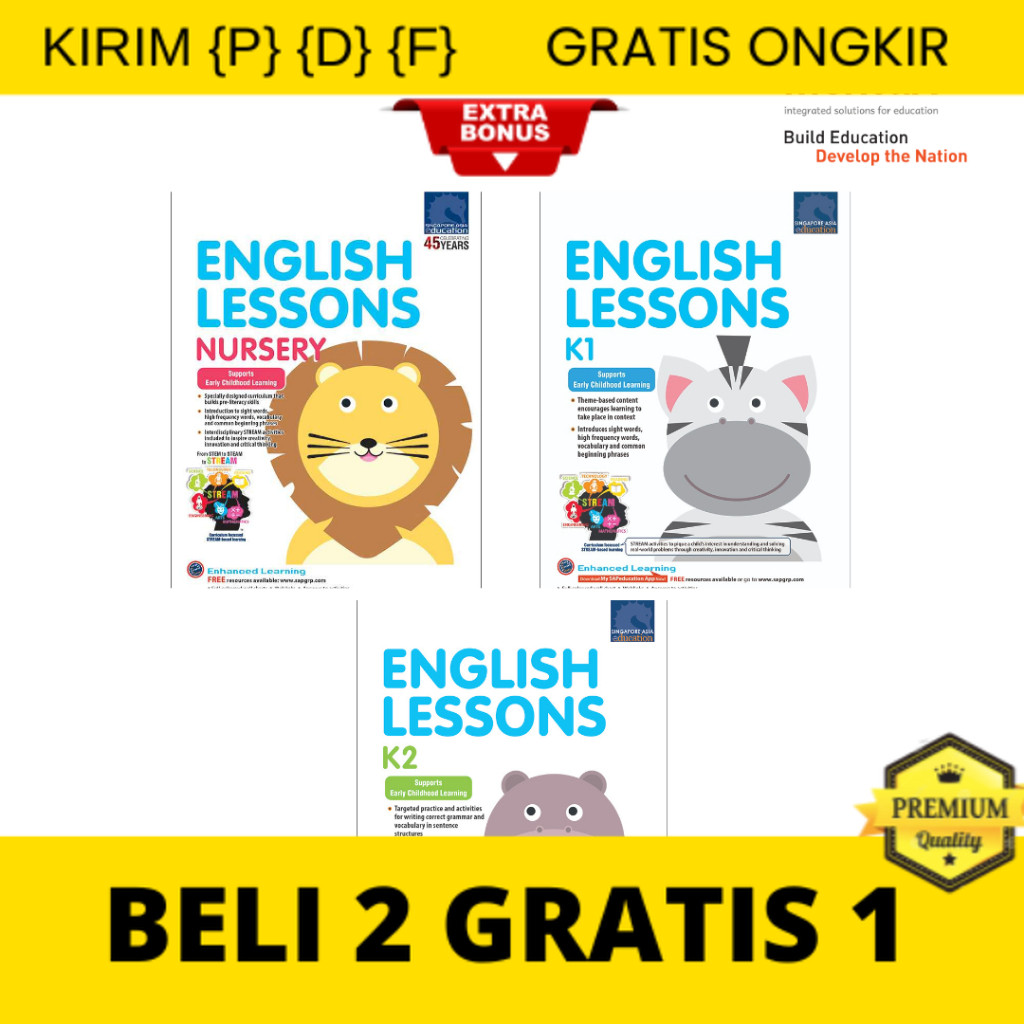 

{P} {D} {F} SAP | English Lessons Preschool | Buku Latihan TK