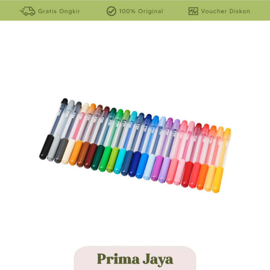 

[MUST HAVE IKEA MALA MA2753 Pena tinta berwarna, warna campuran 24 pcs