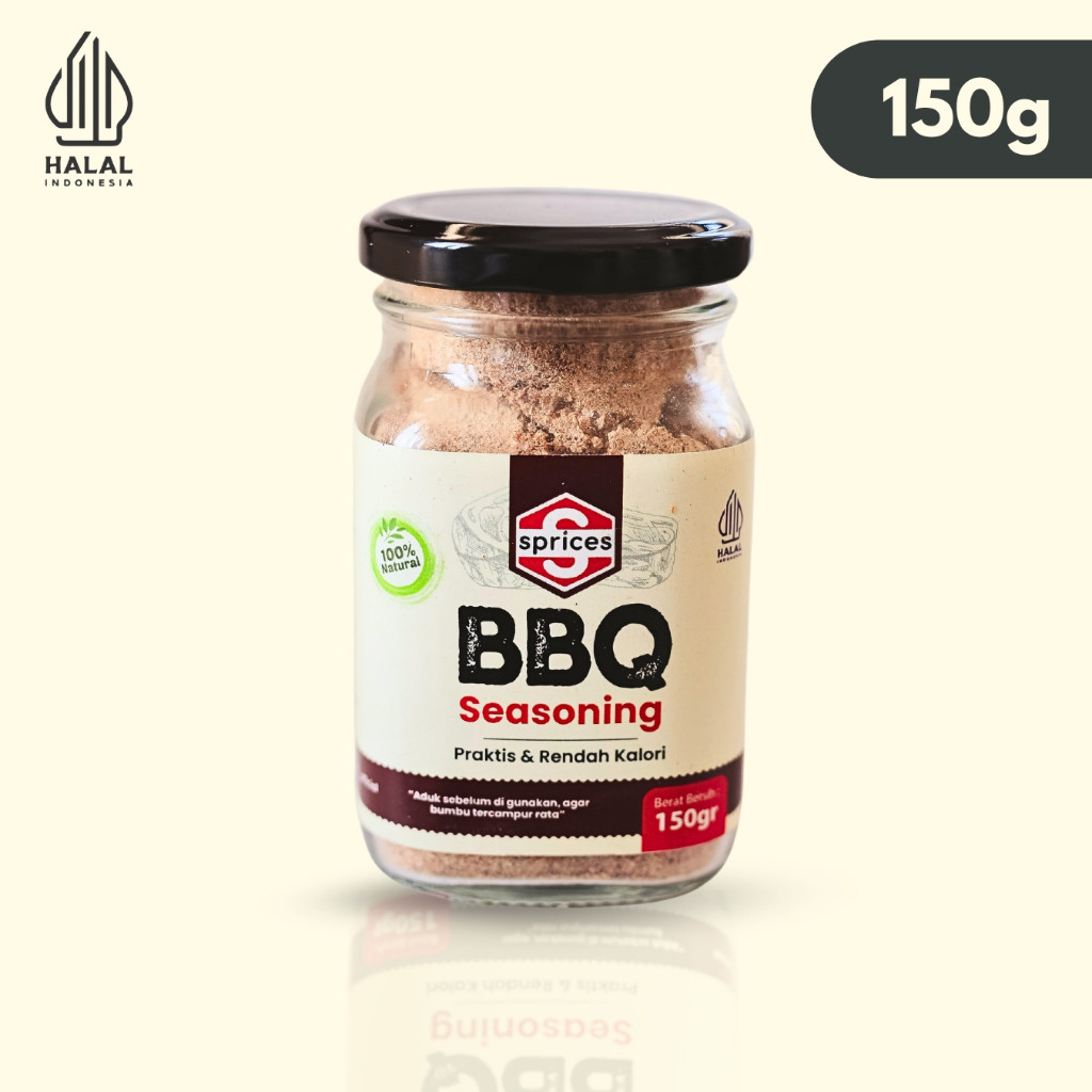

Sprices BBQ Dry Rub Bumbu Marinasi Serba Guna Rendah Kalori Diet 150g