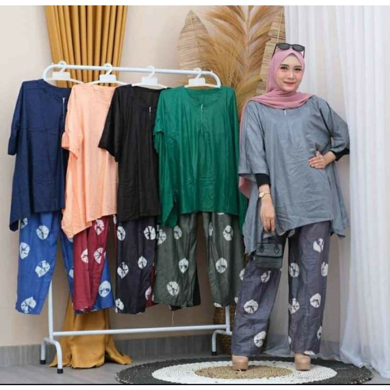 A.S one set Waka - Waka super jumbo || setelan Cp Waka Jumbo || Grosir Waka solo