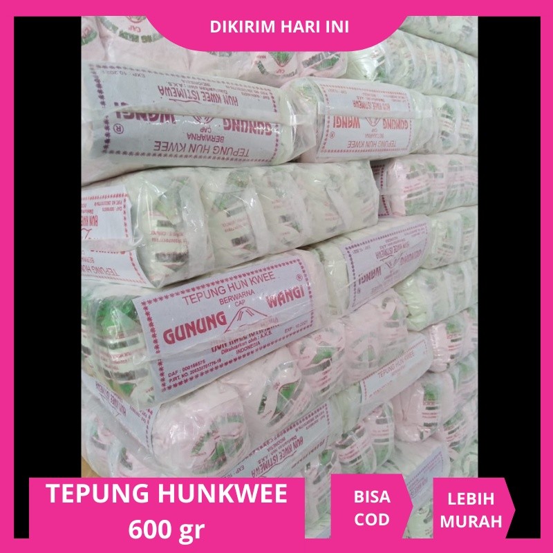 

[10 Pcs] Tepung hunkwee, tepung hunkuwe, tepung hungkue, tepung hunkwe, hunkuwe, hunkue Berat 600 Gr