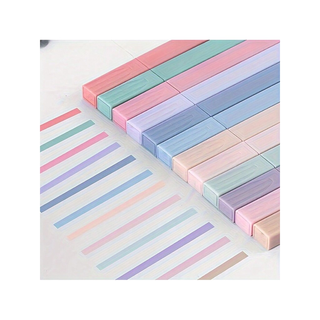 

12/6/24-Piece Pastel Highlighter Set - Ink-Free & Smudge-Proof for Journals, School Supplies, Office - Easter Gifts for Teens, t