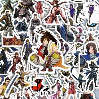 

100PCS Lucu Stiker Game Series Sengoku Basara Character Mix 1 Stiker Aesthetic Stiker Anti Air Stikers Berperekat Waterproof sticker decal buat Motor Helm Buku Journal Koper Casing HP Laptop Botol Minum Hadiah anak
