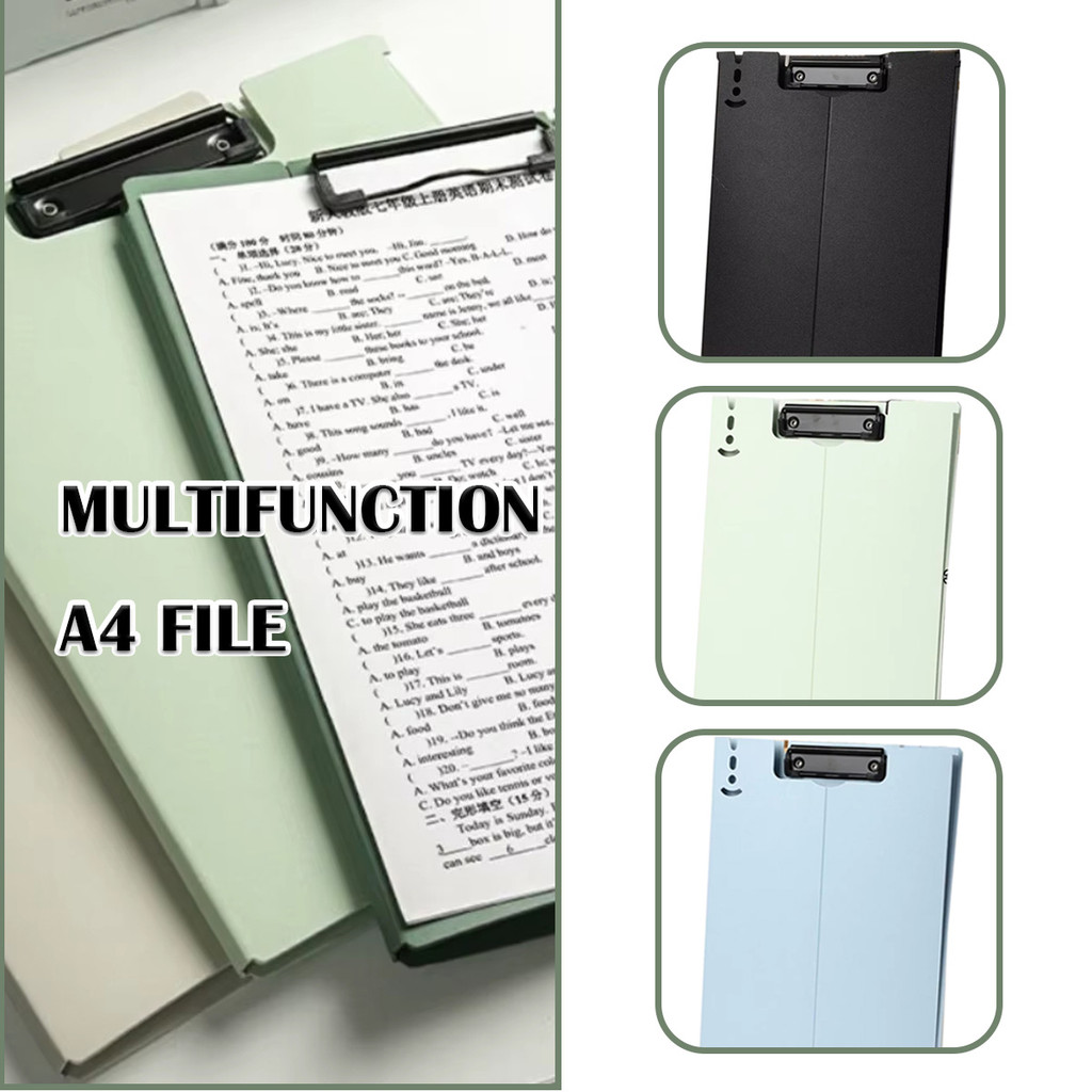 

papan ujian buka tutup polos Daya jepit kuat, penyimpanan rekaman praktis papan ujian buka tutup tulisan