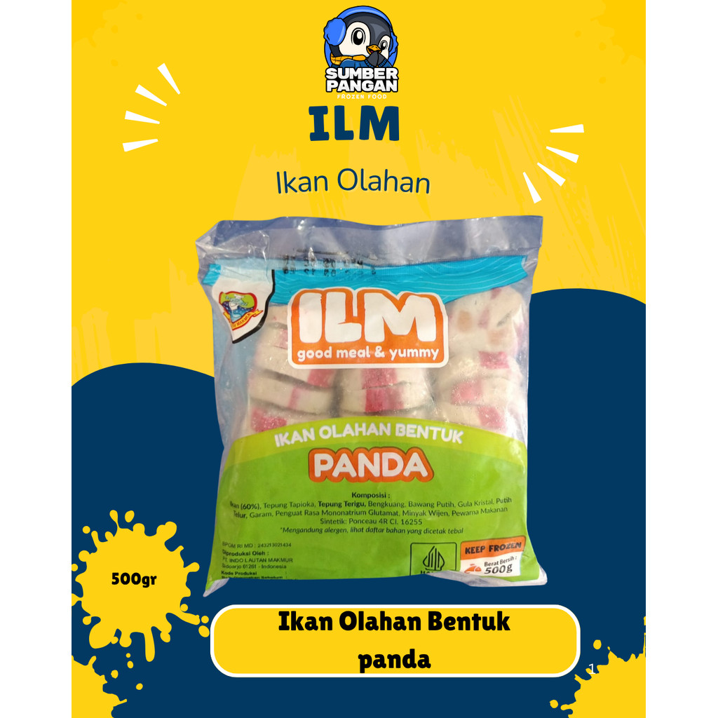 

ILM Ikan Olahan Bentuk Panda 500gr