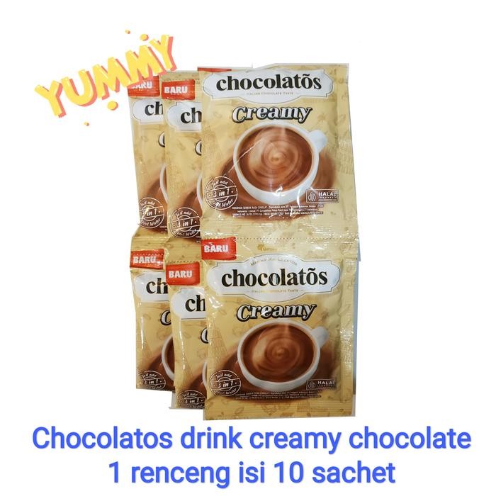 

Chocolatos Drink creamy chocolate | renceng isi 10 sachet