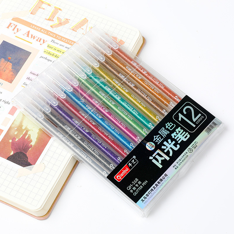 

12Pcs/set Creative cute morandi Simple small fresh color gel pen kawaii Quick drying Cap neutral pen journal supplies Stationery