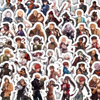 

Stiker Cutting Pack Stiker Game Series Black Survival Character Mix 1 Isi 100Pcs Series Aesthetic Lucu Keren Untuk Koper Bahan Vynil