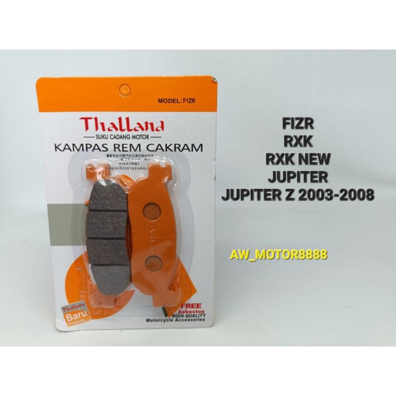 DISPAD DIS PAD DEPAN FIZR / RXK / RX KING / RXK NEW / JUPITER / JUPITER Z 2003 -2008 DISC PAD DISCPA