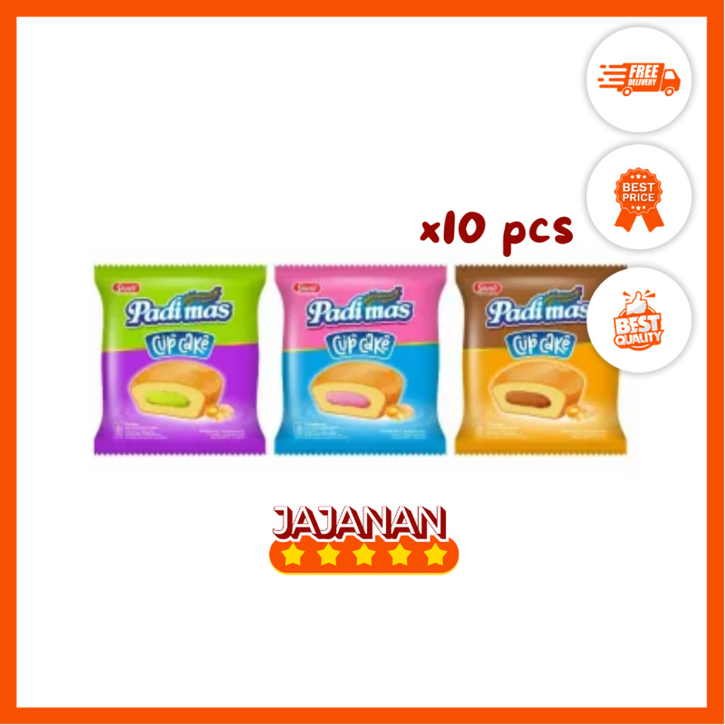 

[10 PCS LEBIH HEMAT] Bolu Padimas CUPCAKE 42gr