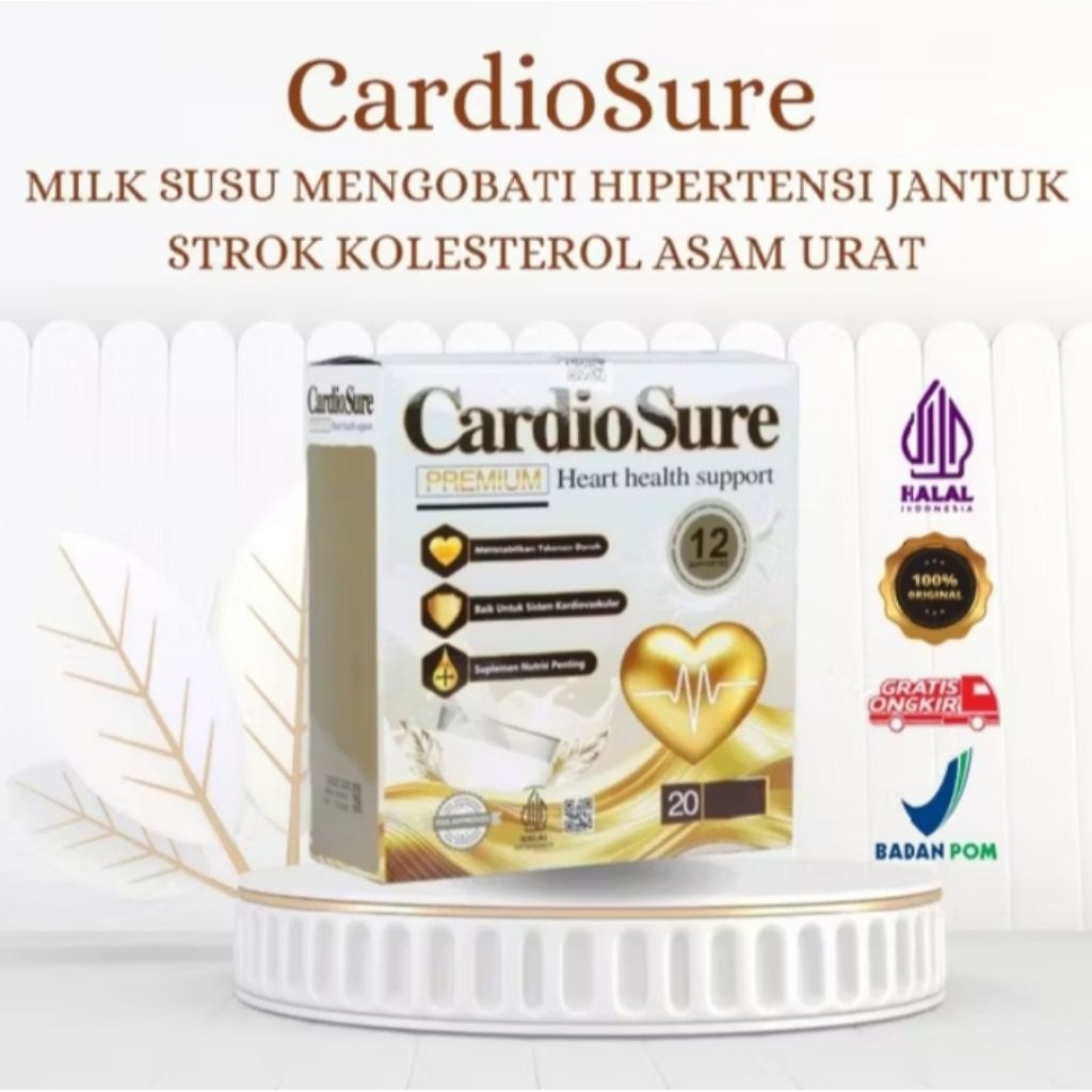

Cardiosure Premium Original Susu Untuk Hipertensi Darah Tinggi Dan Kolestrol