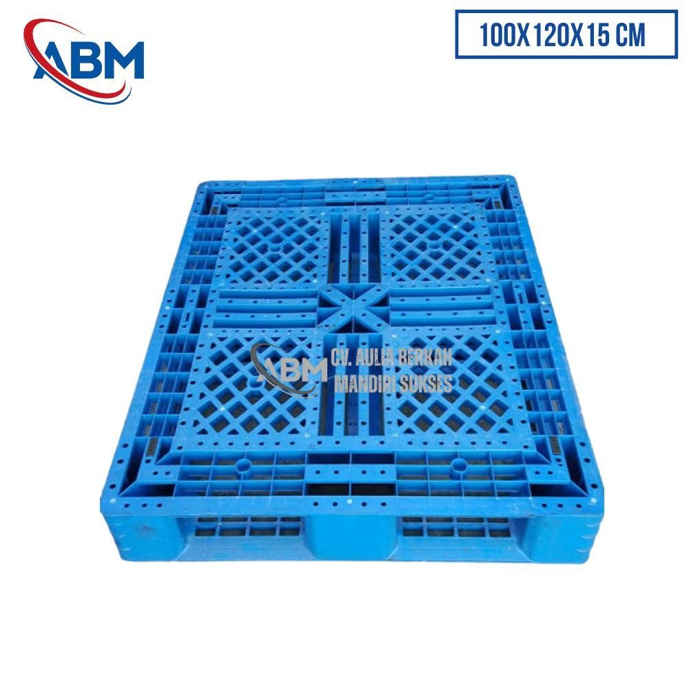 

Pallet Plastik Ukuran 100x120x15 cm - ABMAS13 - Biru