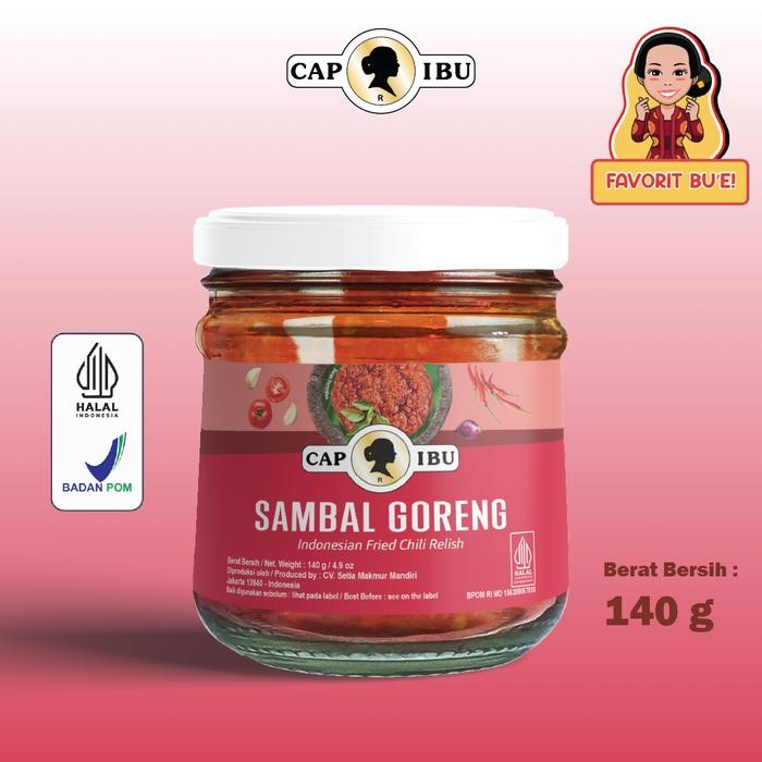 

Promo CAP IBU Sambal Goreng 140gr