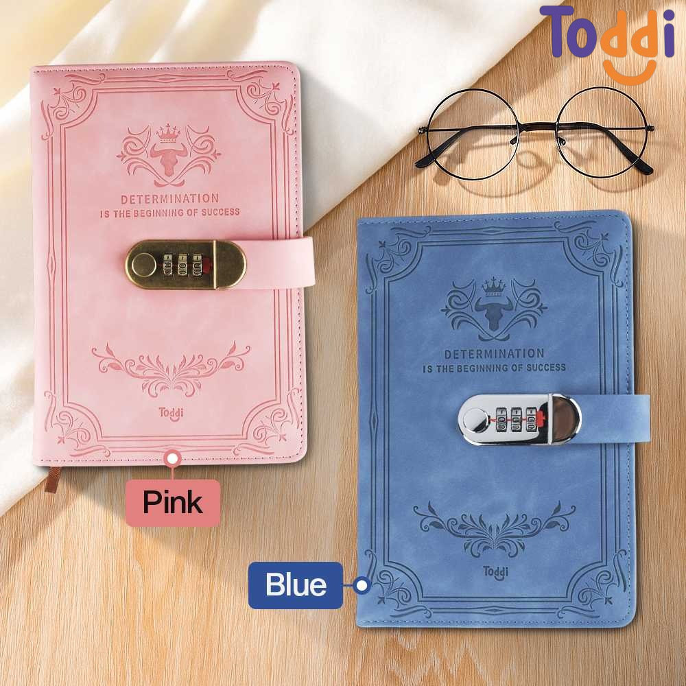 

Toddi Buku Catatan Jurnal Leather Determination A5 200 Halaman Grid with Lock - TDD3 - OR