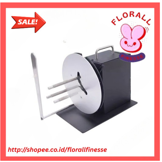 

HD-R7 Adjustable Speed Label Rewinder Two-way Automatic Rewinder Self-adhesive Barcode Machine Clothing Tag Reeler