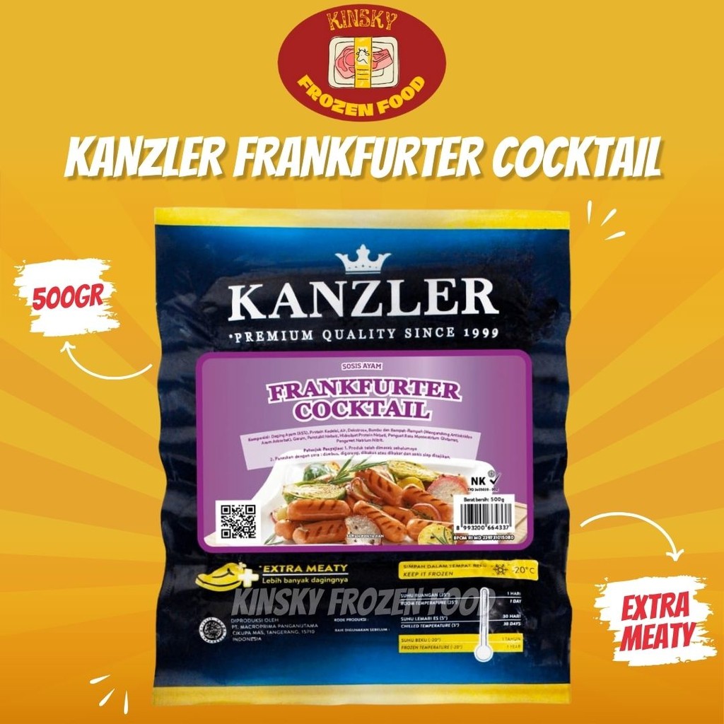 

KANZLER FRANKFURTER COCKTAIL 500GR