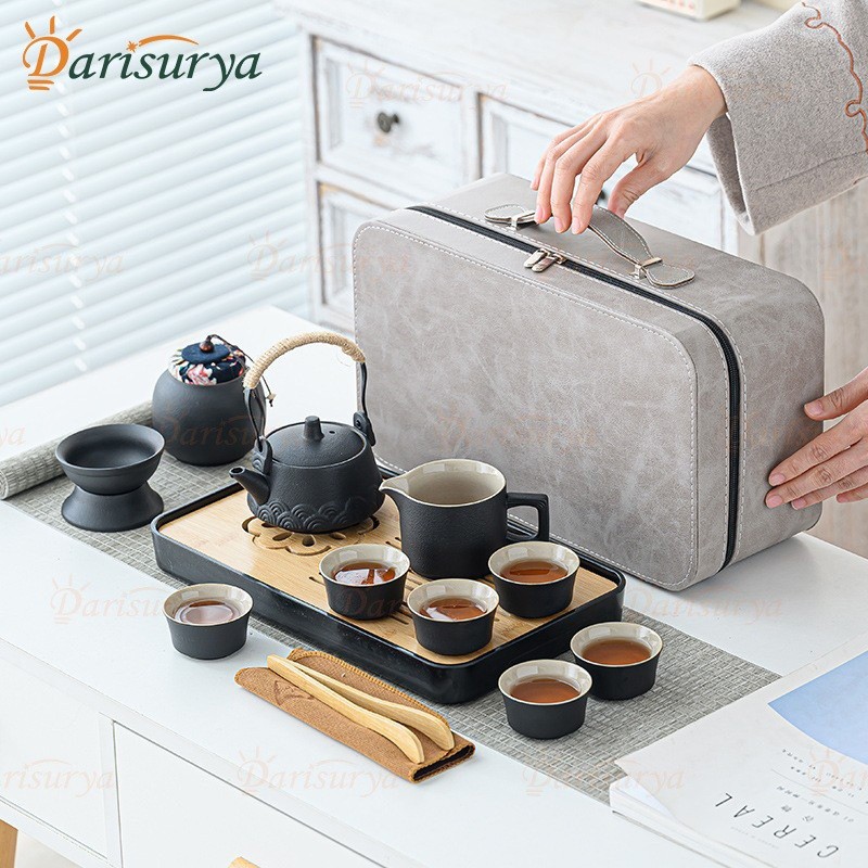 

Tea Set Gift Set Hampers Kado Murah Souvenir Chinese Tea Pot Set Termasuk Kotak Hadiah AMG