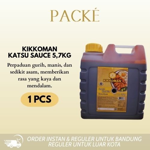 

Kikkoman Katsu Sauce / Saus Katsu Kemasan 5.7 Kg