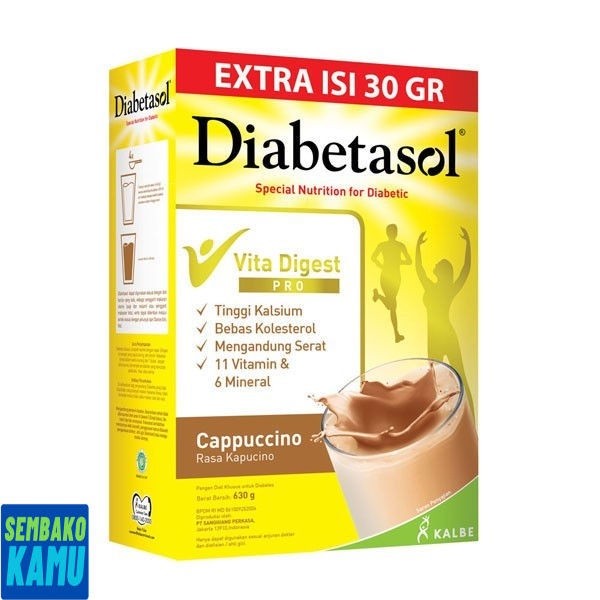 

Diabetasol Cappucino Box 600 gr