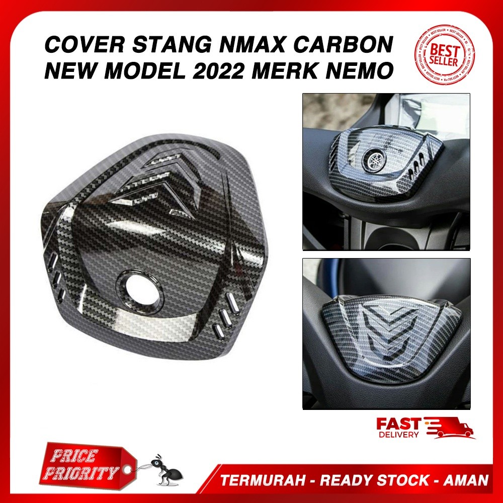 Cover Stang Nmax New 2020 CARBON / Aksesoris Nmax Carbon HIGH QUALITY Merk NEMO