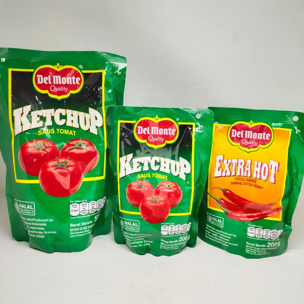 

DEL MONTE SAUS TOMAT DAN EXTRA HOT VARIAN