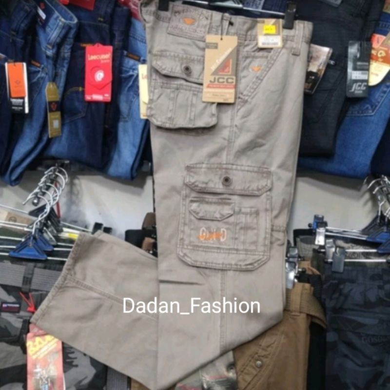 LIM_STORE Celana Cargo Panjang Jcc bahan kanvas Tebal halus import Celana original jcc
