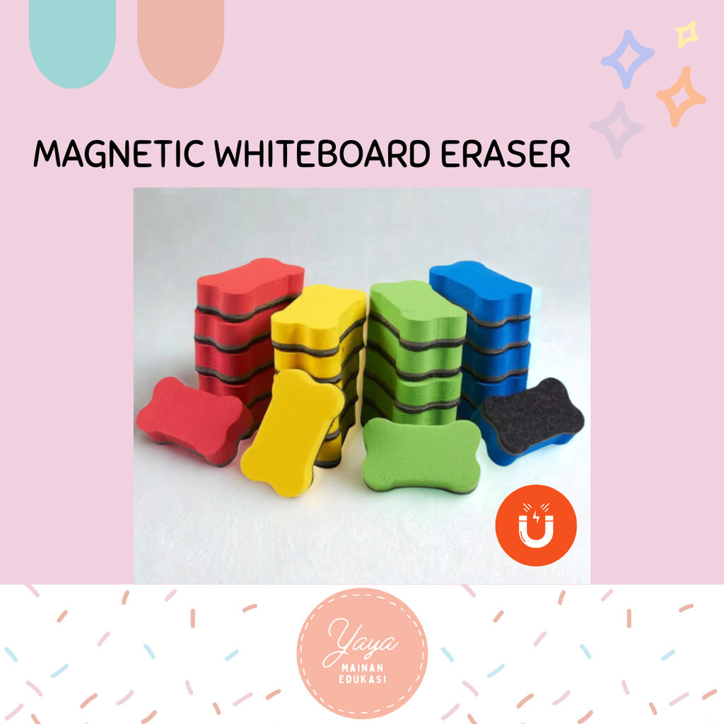 

Magnetic Whiteboard Eraser Penghapus Papan Tulis Magnet blackboard eraser
