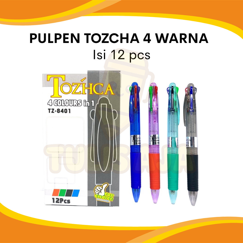 

PULPEN TOZHCA 4 WARNA PER LUSIN (12PCS)