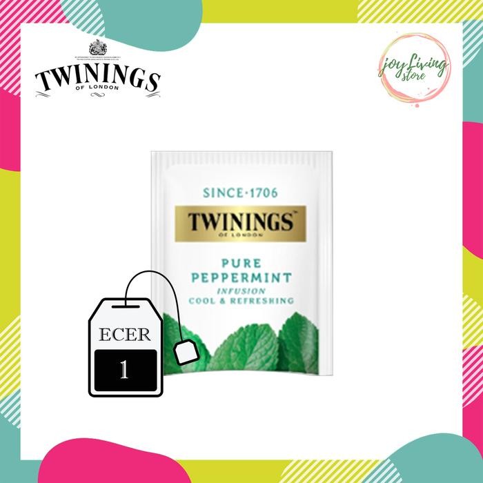 

PROMO! Infused Water Twinings Pure Peppermint 25 x 2gr Minuman Infus Kantong - ECER SATUAN